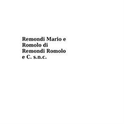 Remondi Mario e Romolo di Remondi Romolo e C., San Felice sul Panaro orari di apertura
