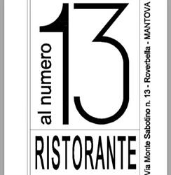 Ristorante al Numero 13, Roverbella orari di apertura