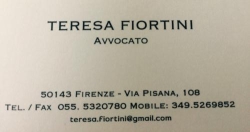 Avv. Teresa Fiortini, Firenze orari di apertura