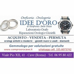 Compro Oro Cave - Idee D'Oro - Oreficeria e Orologeria Riparazioni Artigianali, orari di apertura