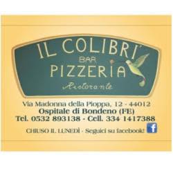 PIZZERIA RISTORANTE IL COLIBRÌ, Bondeno orari di apertura
