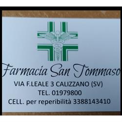 Farmacia S.Tommaso di Roggero Dott.ssa Alessandra e C. S.a.s., Calizzano orari di apertura