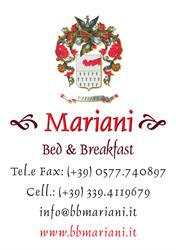 Mariani Bed & Breakfast, Castellina in Chianti orari di apertura