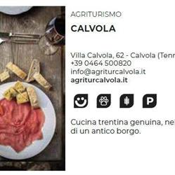 Agritur Calvola, Tenno orari di apertura