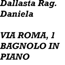 Dallasta Rag. Daniela, Bagnolo in Piano orari di apertura