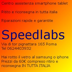 Speedlabs, Roma orari di apertura