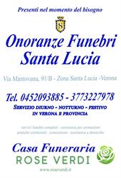 Onoranze Funebri Santa Lucia Verona e Casa Funeraria, orari di apertura