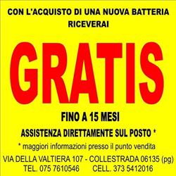 BATTERIE COLLESTRADA DI BENEDETTI MATTEO, Perugia orari di apertura