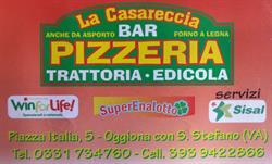 Pizzeria La Casareccia, Oggiona con Santo Stefano orari di apertura
