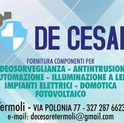 De Cesare Antintrusione, Termoli orari di apertura