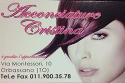 Acconciature Cristina Di Zurru Cristina, Orbassano orari di apertura