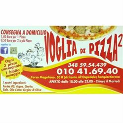 Pizzeria "Voglia di pizza 2", Genova orari di apertura