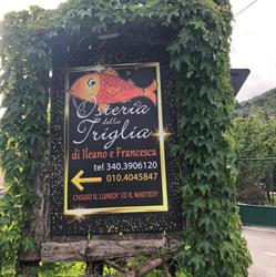 Osteria della Triglia, Genova orari di apertura