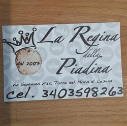 La Regina Della Piadina, Cesena orari di apertura
