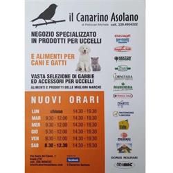 Il Canarino Asolano, Villa d'Asolo orari di apertura