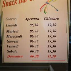 Snack Bar Cinzia, Viareggio orari di apertura