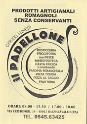 Il Padellone, Bagnacavallo orari di apertura