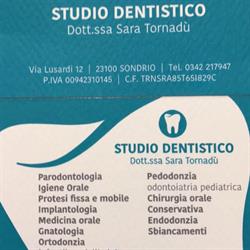 Studio Dentistico Dott.ssa Sara Tornadù, Sondrio orari di apertura