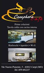 Canephora Caffè, Carpi orari di apertura