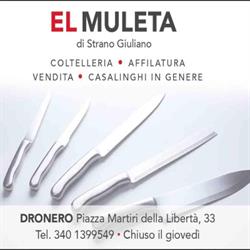 Coltelleria Casalinghi El Muleta, Dronero orari di apertura
