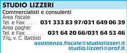 Studio Lizzeri di Lizzeri Rag. Paolo & Lizzeri Rag. Carolina, Erba orari di apertura