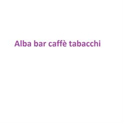 Alba bar caffè tabacchi, Legnago orari di apertura