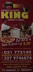 Pizzeria King, Bregnano orari di apertura