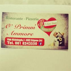 O' Primm Ammore, Sirignano orari di apertura