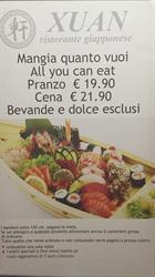 Sushi Xuan, Bari orari di apertura
