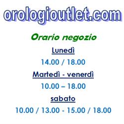 Outlet Orologi, Milano orari di apertura