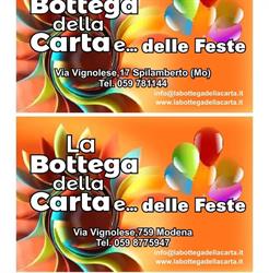 La Bottega della carta e delle feste, Spilamberto orari di apertura
