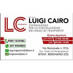 Agenzia pratiche auto LC di Luigi Cairo, Mongrassano orari di apertura