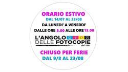 L'Angolo delle Fotocopie, Catania orari di apertura