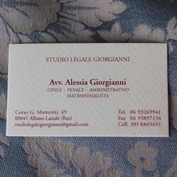 Studio Legale Giorgianni, Albano Laziale orari di apertura