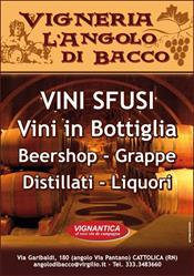 Vigneria l'angolo di Bacco, Cattolica orari di apertura