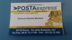 Agenzia POSTAexpress Roma5 - Montani Romina, orari di apertura