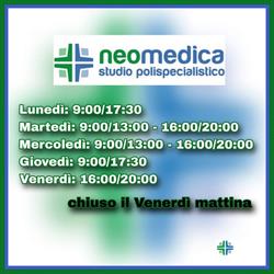 Neomedica Srl, Apricena orari di apertura