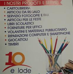 Cartolibreria 10 e lode, Termoli orari di apertura