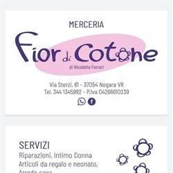Fior di Cotone, Nogara orari di apertura