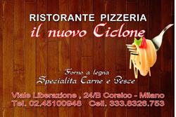 Il nuovo ciclone ristorante pizzeria, Corsico orari di apertura