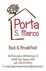 B&B Porta San Marco, San Severo orari di apertura