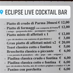 Eclipse live cocktail bar, Sant'Angelo di Piove di Sacco orari di apertura