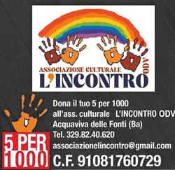 Associazione Culturale L'Incontro ODV, Acquaviva delle Fonti orari di apertura