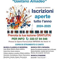 Amici del Centro Studi Musicali 'G. Amadeo' ex Belmonti, Imperia orari di apertura