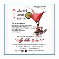 Caffè della Galleria, Nerviano orari di apertura