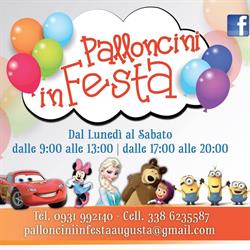 Palloncini in festa Augusta, orari di apertura