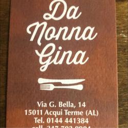 Da nonna Gina, Acqui Terme orari di apertura
