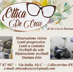 Ottica De Cecco, Collecorvino orari di apertura