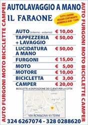 Autolavaggio Il Faraone, Terni orari di apertura