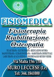 Fisiomedica-Studio di Fisioterapia e Osteopatia, Muro Leccese orari di apertura